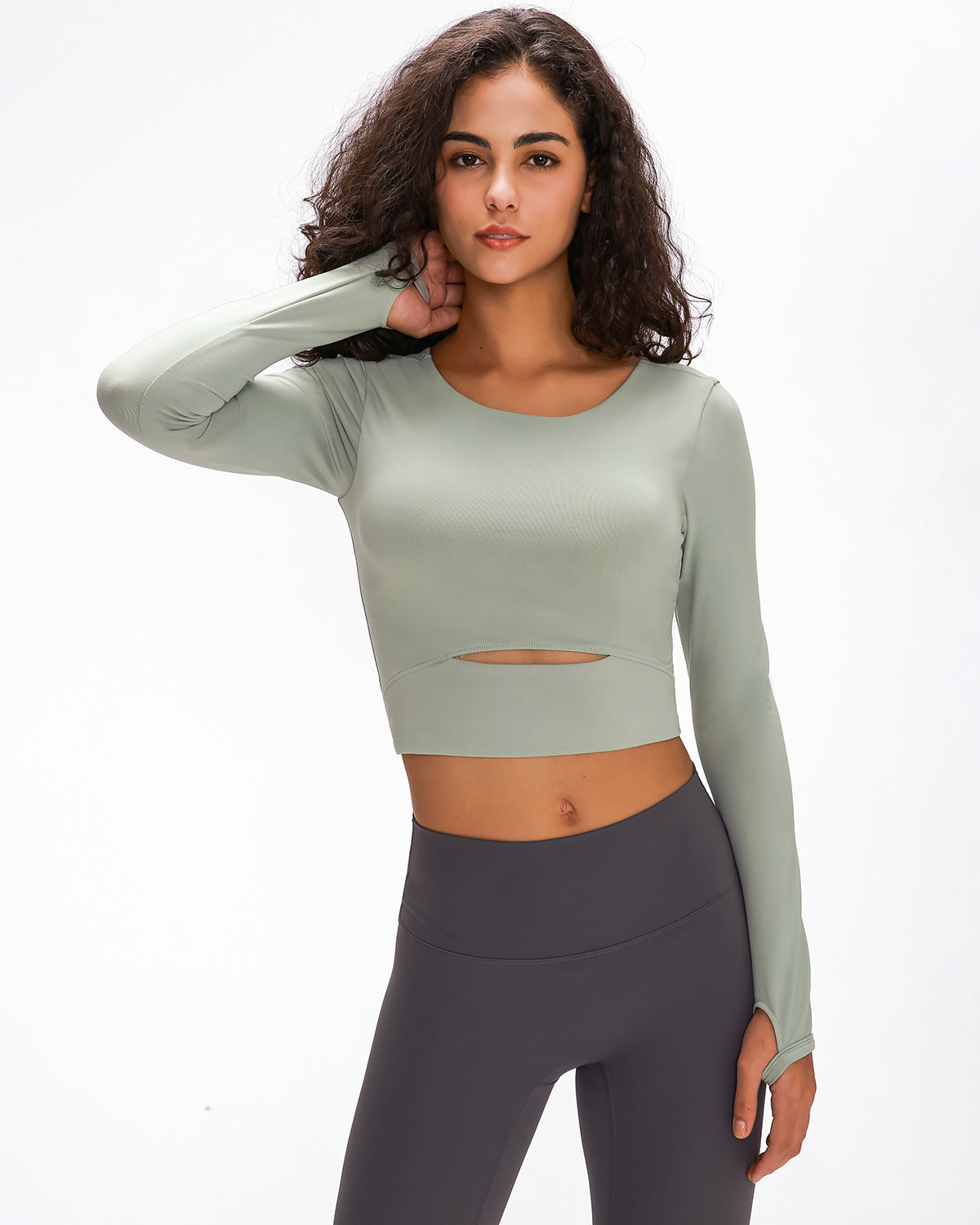 Perrie Crescent Long Sleeve - Green