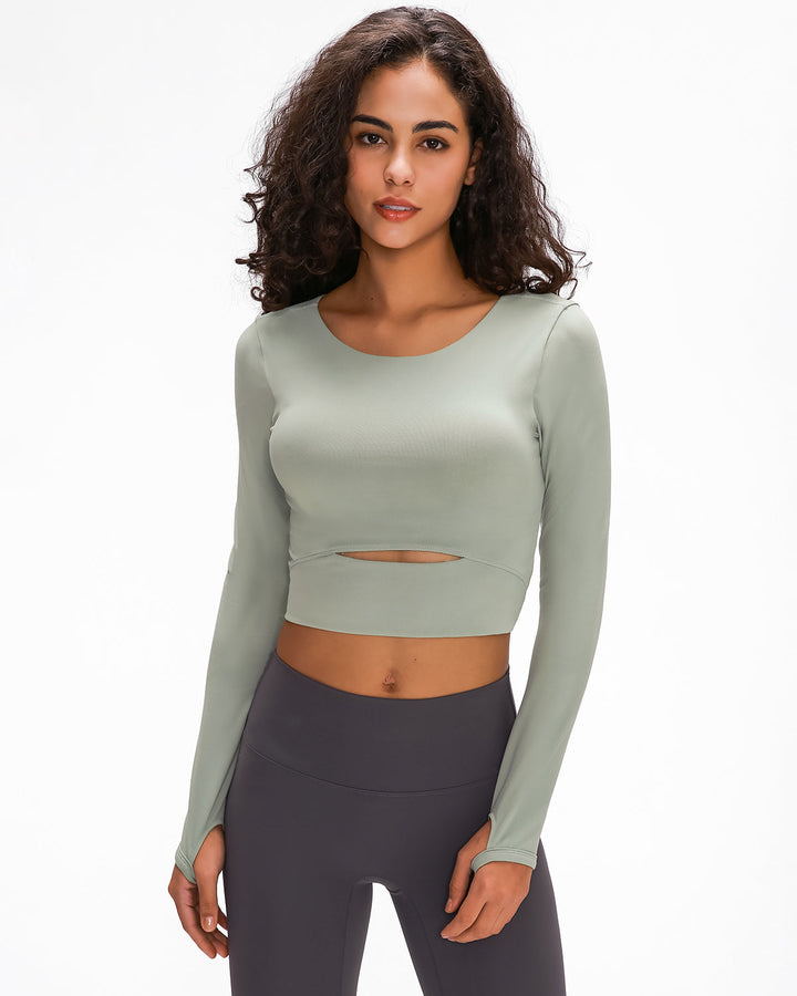 Perrie Crescent Long Sleeve - Green