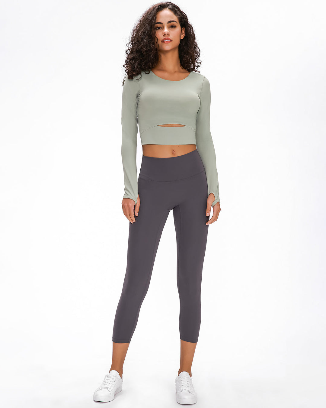 Perrie Crescent Long Sleeve - Green