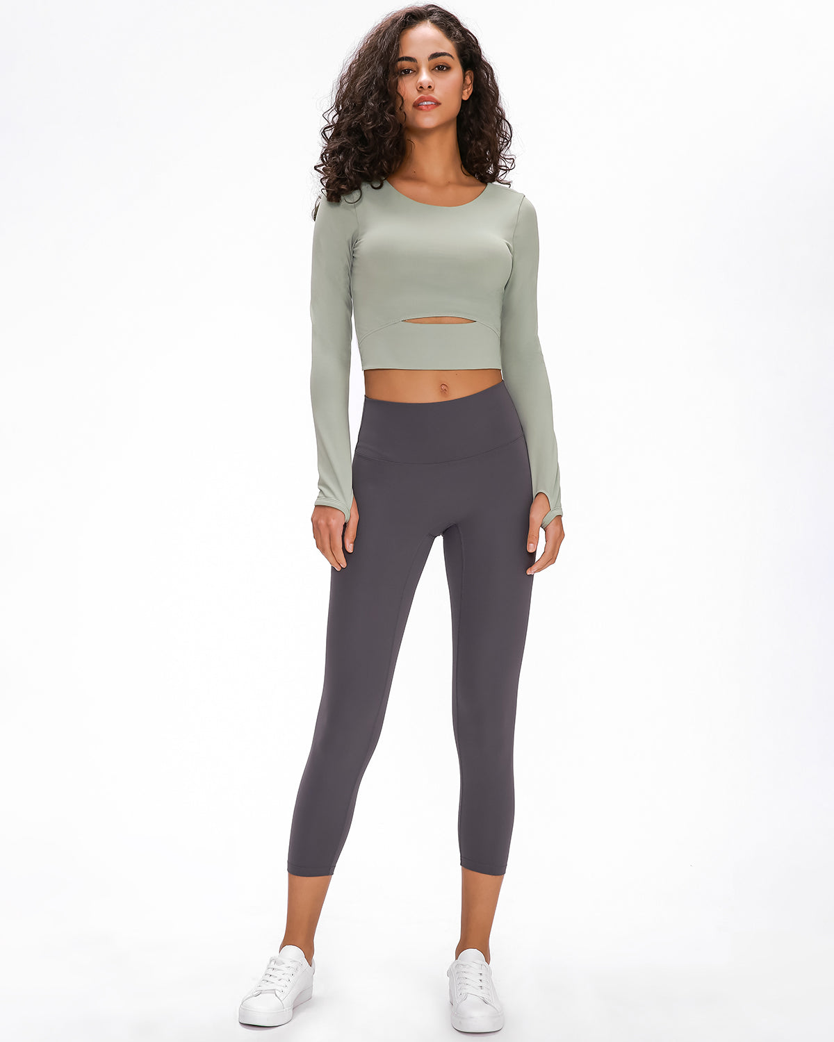 Perrie Crescent Long Sleeve - Green
