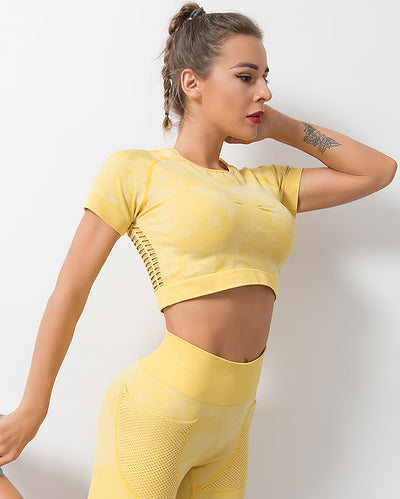 Soffe Laurent Sports Top - Yellow