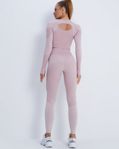 Stealth Crew Seamless Long Sleeve - Pink