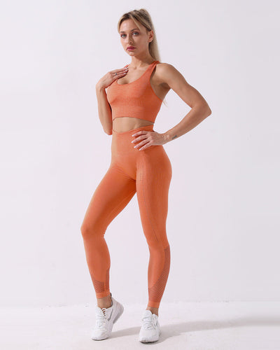 Terra Seamless Leggings - Orange