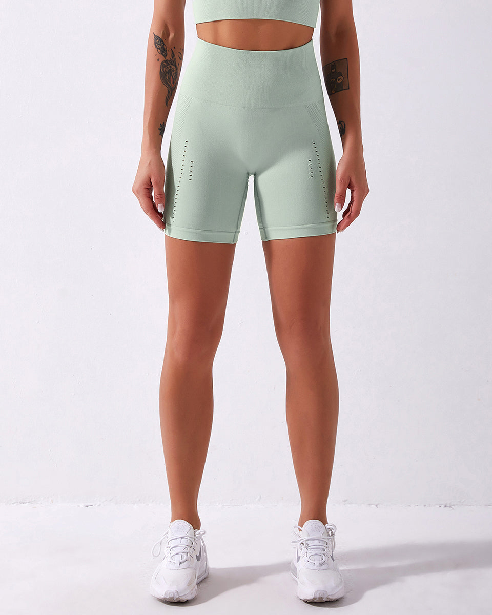 Terra Seamless Shorts - Light Green