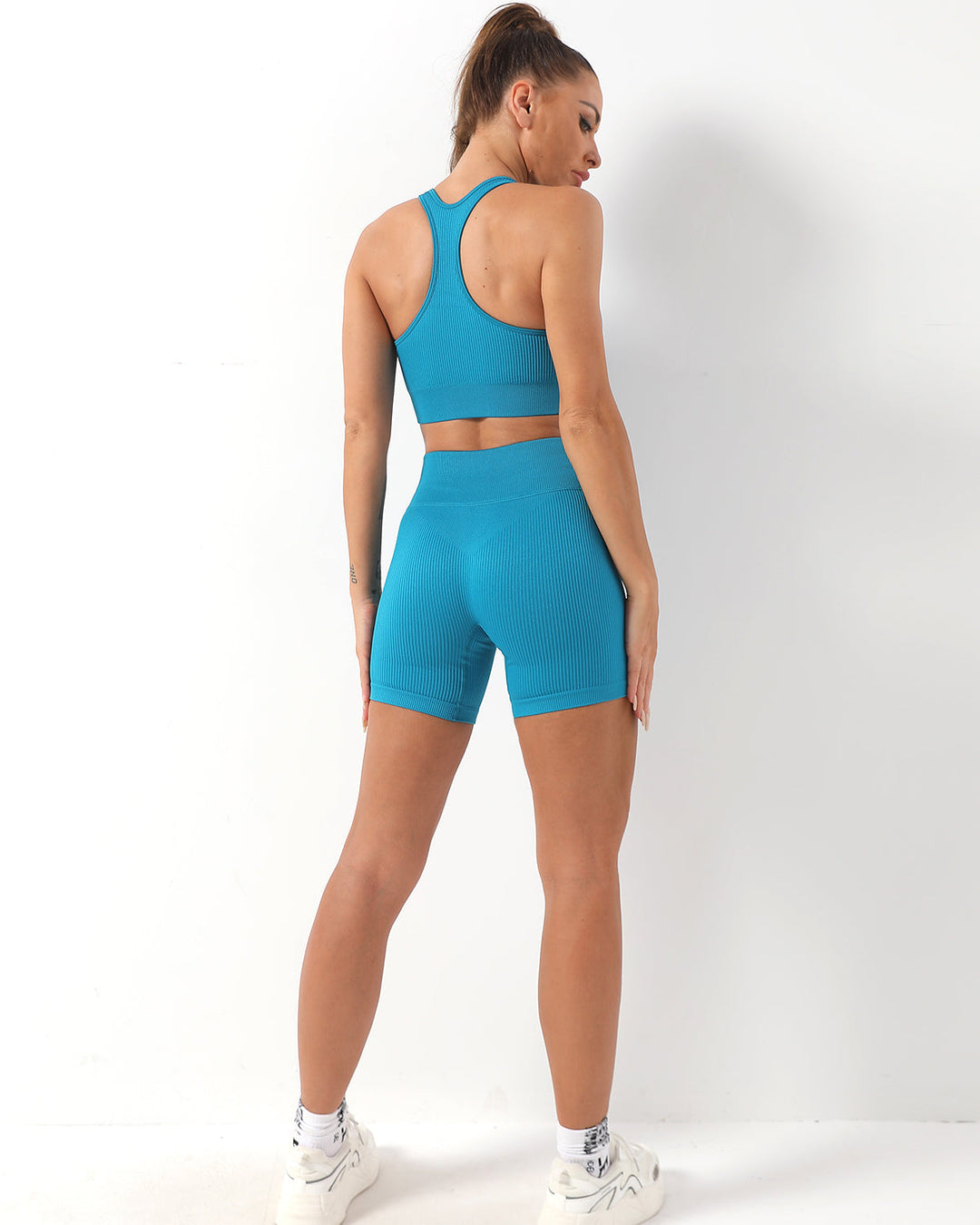 Wella Sports Bra - Lake Blue