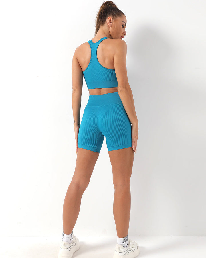 Wella Sports Bra - Lake Blue