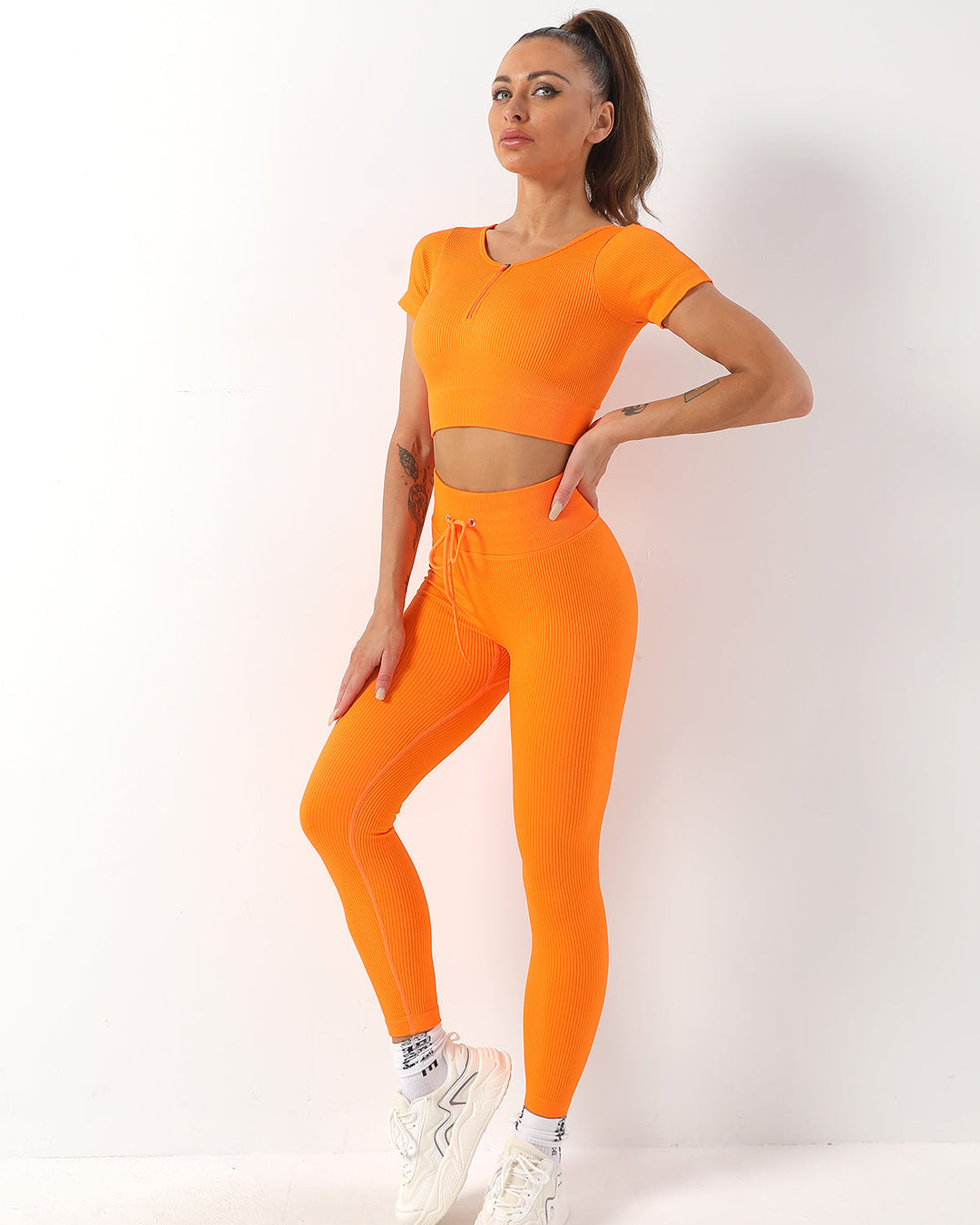 Wella Seamless Leggings - Orange