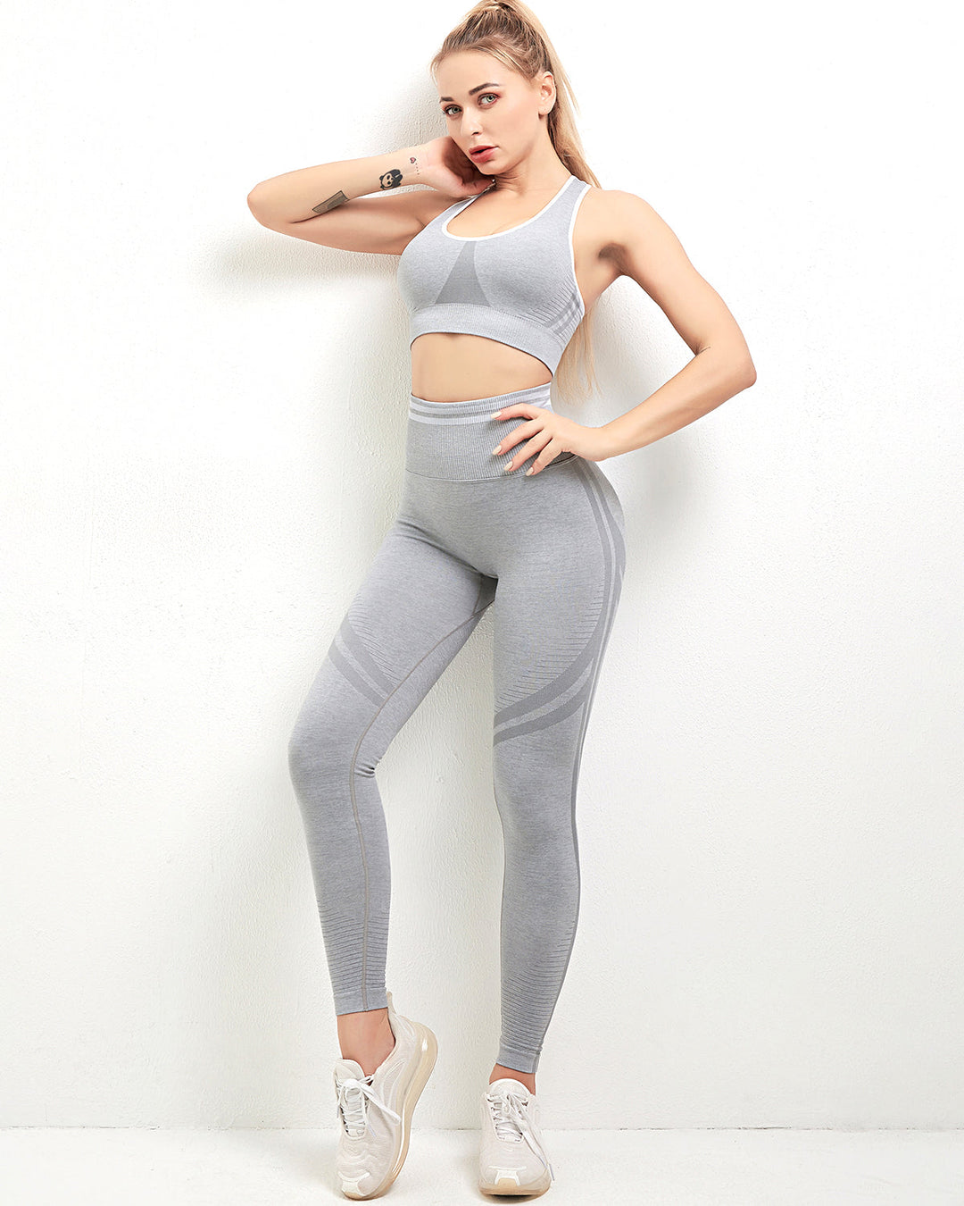 Willo Fox Seamless Scrunch Leggings - Gray