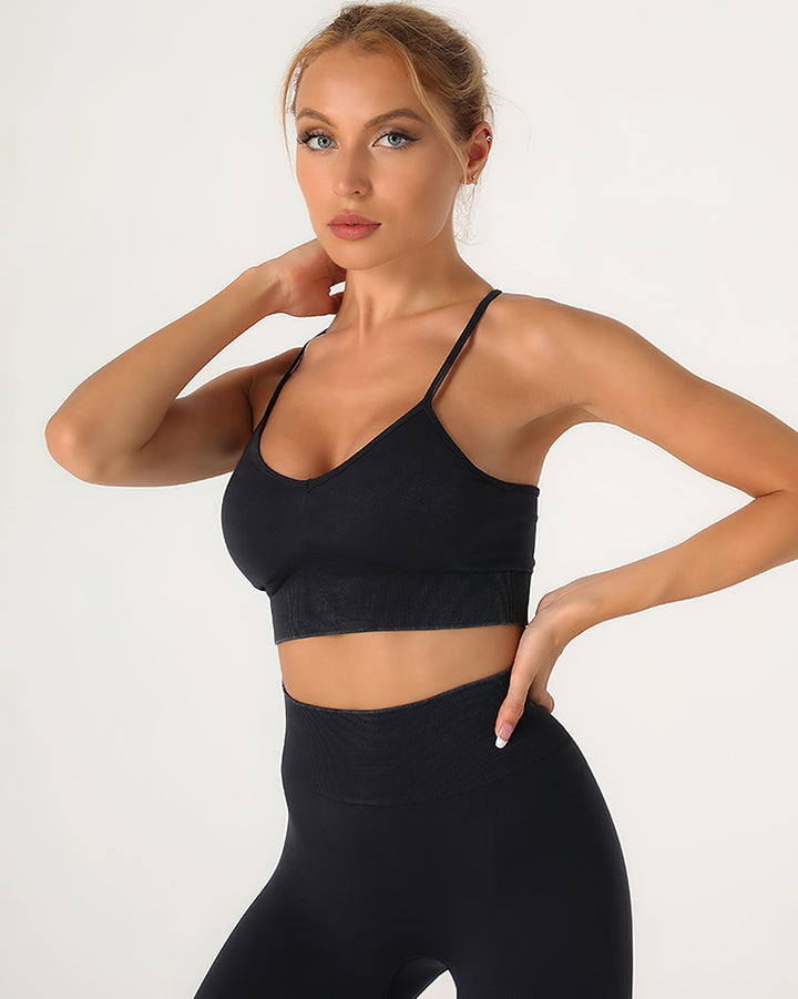 Yesley Sports Bra - Black